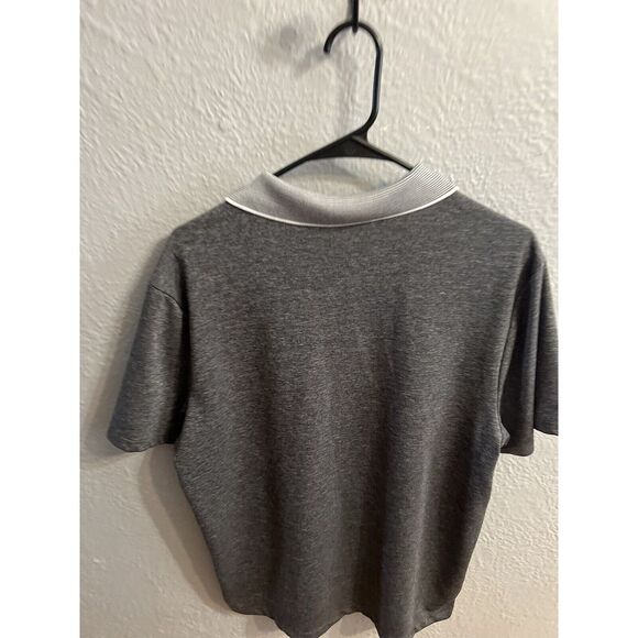 Perry Ellis Polo‎ Shirt Men's Size Charcoal Gray Golf - Picture 3 of 6